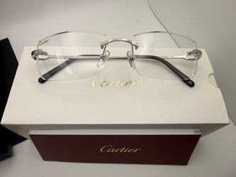 Little C Platinum/Clear Buffs Buffalo Horn Wires Glasses