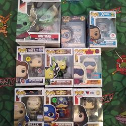 DC And Marvel Funko Pop Lot