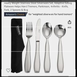 New Weighted Utensils For Tremorsu And Parkinsons Patients