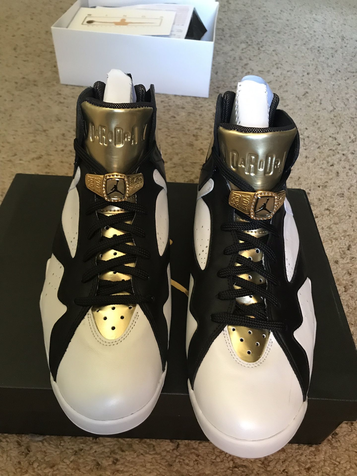 Nike Air Jordan retro 7 champagne men display picture 2