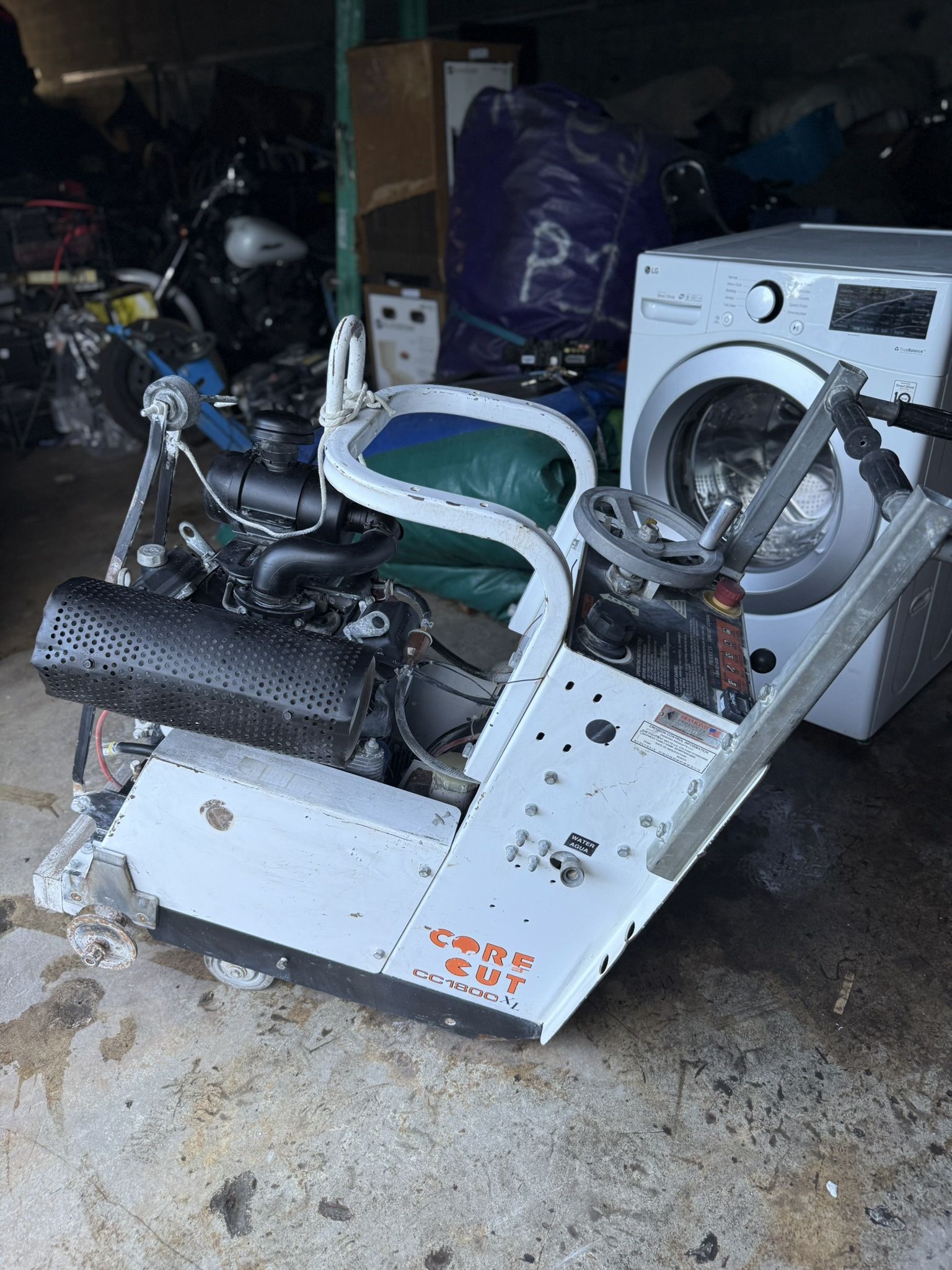 Diamond Core Cut CC1800XL Self-Propelled Concrete Saw