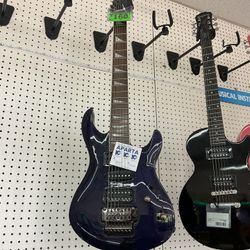 Douglas Purple Electric Guitar 