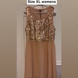 XL Dress Rose Gold 