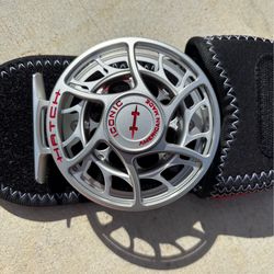 Hatch Iconic 5 plus large Arbor fly fishing reel