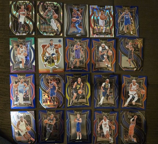 Basketball Cards, Panini Select