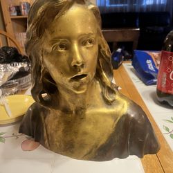 Grand buste Raoul Bronze Alphonse LARCHE (1(contact info removed))
