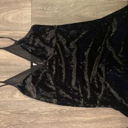 Black Velvet Dress