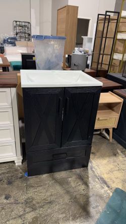 24" Bathroom Vanity with Sink,