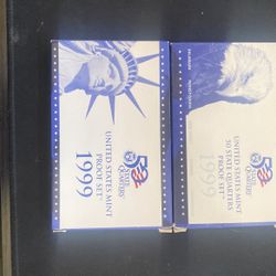 1999 Proof Set with Extra Quarters Proof Set