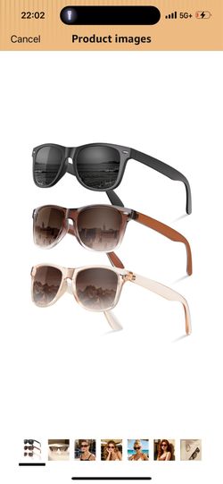 Brand new Polarized Sunglasses for Women Men - Trendy Classic Retro Sun Glasses Womens UV Protection for Driving