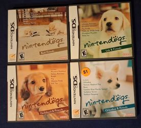 Nintendogs Nintendo DS Games Bundle of 4
