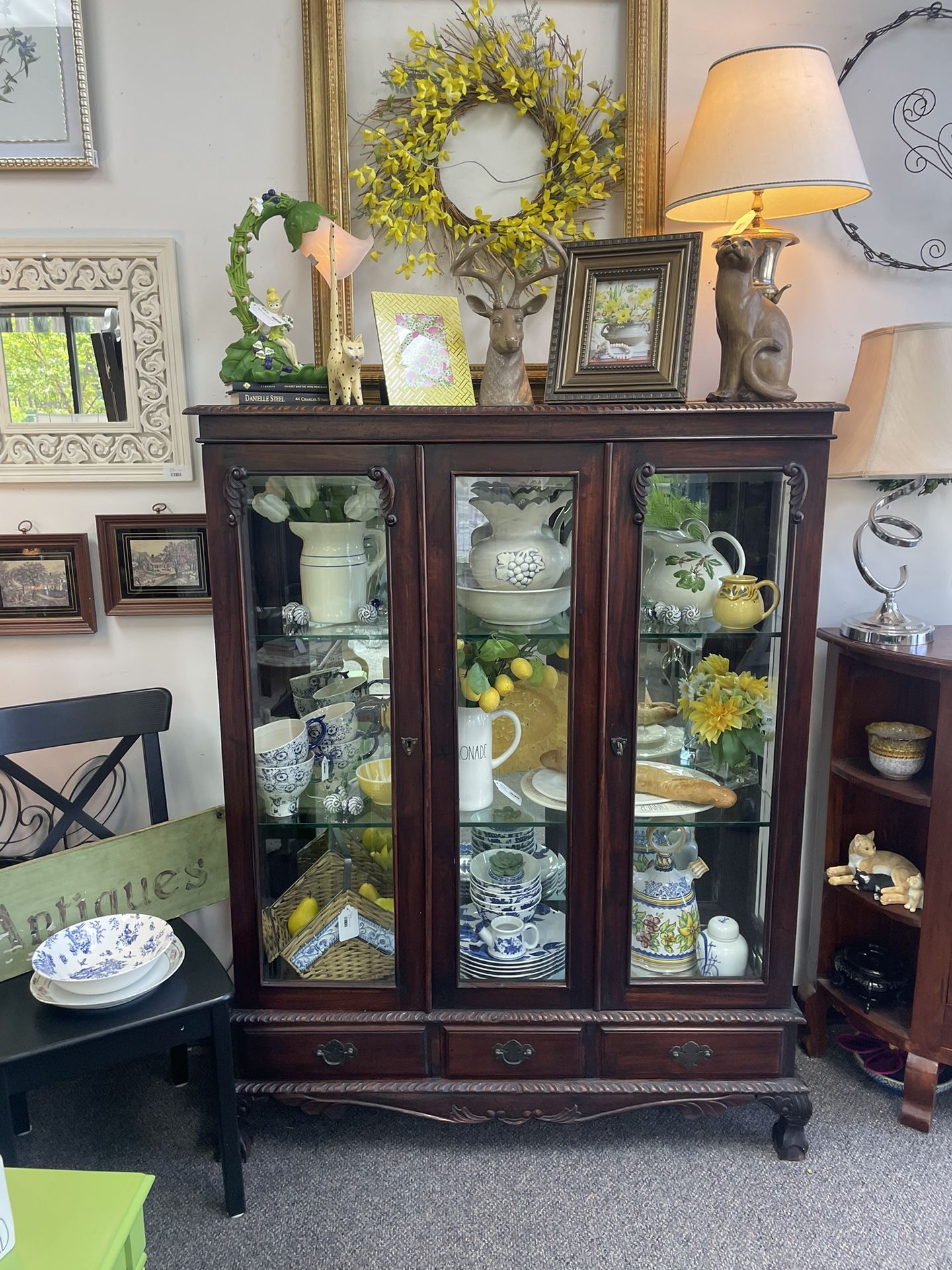 Antique Curio Cabinet