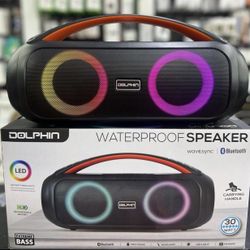 !!2024 special!! Rechargeable Waterproof Bluetooth Speaker with LED lights 