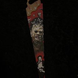 Hand Painted Vintage Handsaw Leatherface 