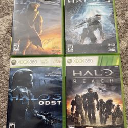 Halo Games For Xbox 360 3 4 Reach Odst 