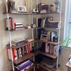 White Oak 5 tier shelf