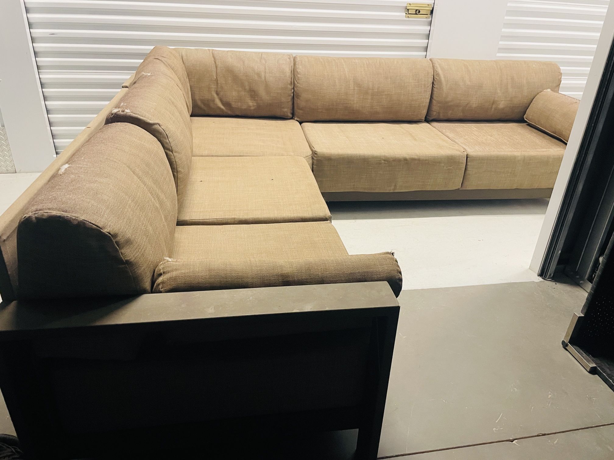 9x8.5ft Homecrest Urban L Sectional Outdoor Patio Sofa Free Delivery