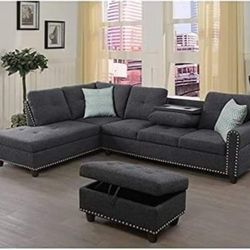 Sectional and Ottoman