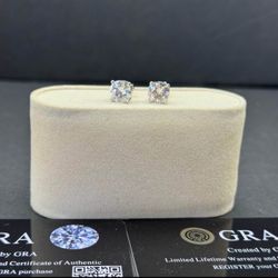 Moissanite Stud Earrings