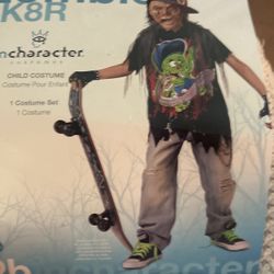 Zombie Halloween Costume For Ages Six And Above