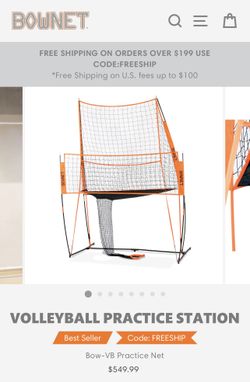 BOWNET VOLLEYBALL PRACTICE STATION