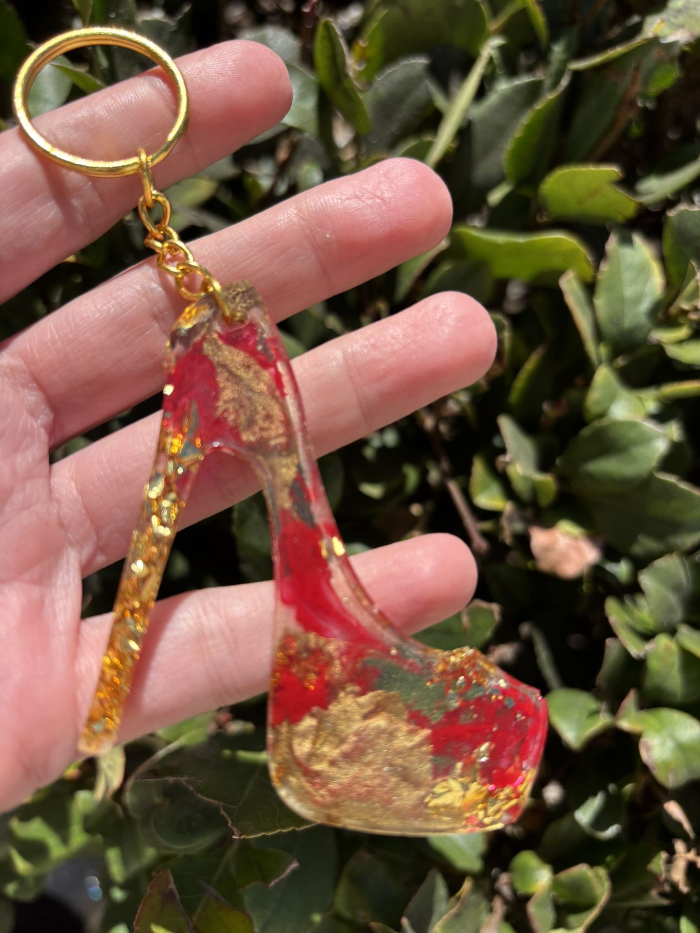 Red High Heel Keychain