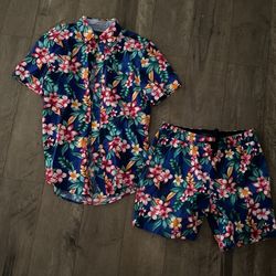 Tommy Hilfiger Dress Shirt/Shorts