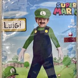 Costume Super Mario “Luigi”  Child Size  Small  2T
