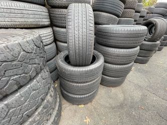 235/55R19 Bridgestone 235/55/19 set of matching 4 tires in great condition 300$ for 4 tires plus tax . Mount available but not included. Wheel alignm