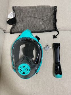 Full Face Snorkel Mask L/XL for Adults – Complete Set