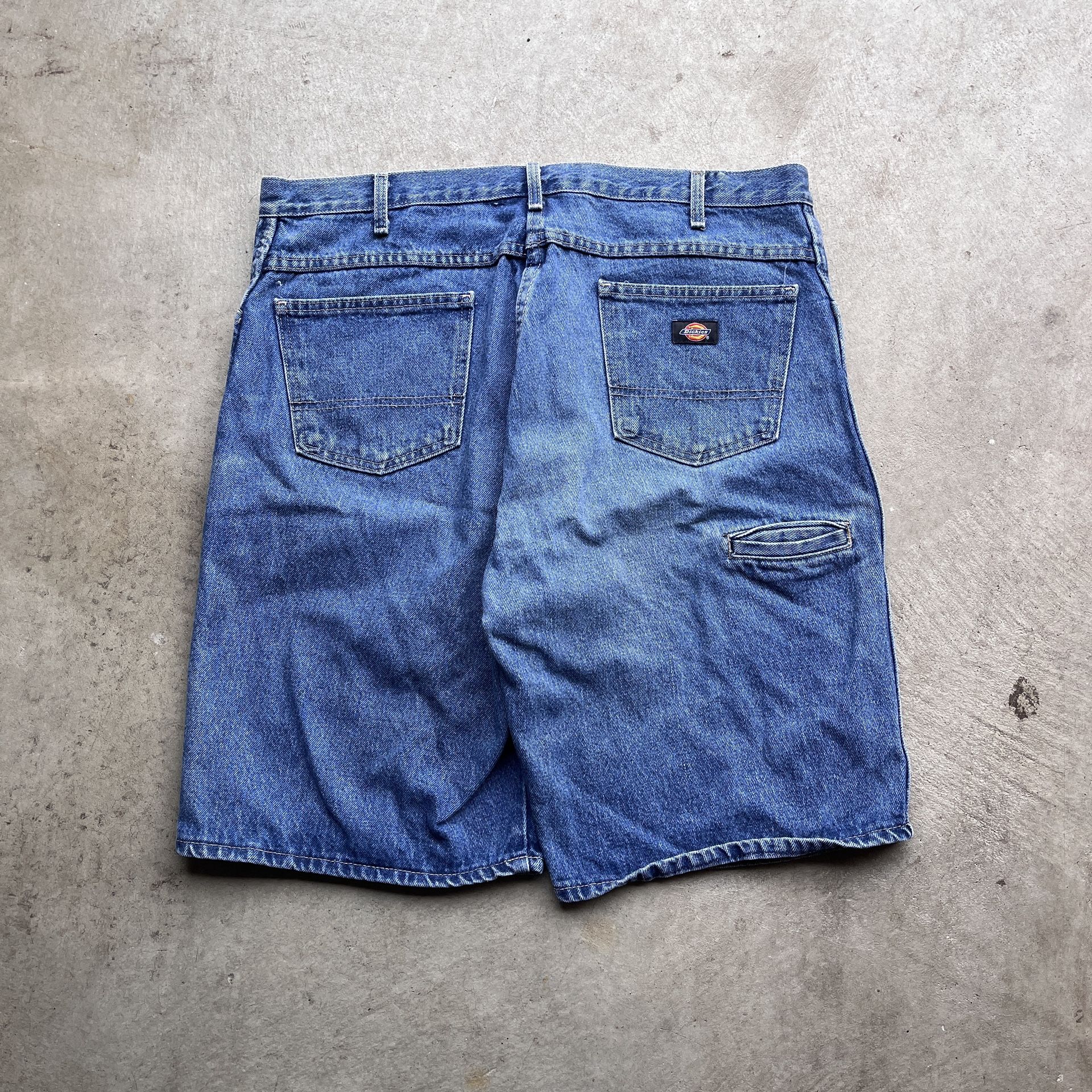 Vintage Y2k Dickies Baggy Denim Carpenter Shorts
