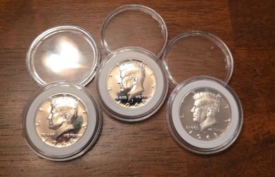 1968S Kennedy silver proof half dollars