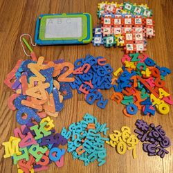 Magnetic Letters/Numbers And Tracing Pad