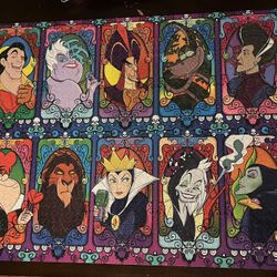 Ceaco Disney Villains 1500 Pc Puzzle (all Pieces Accounted For)