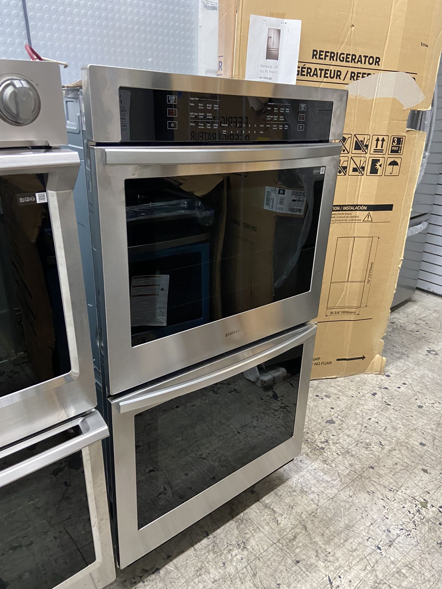 Samsung Stainless Steel Double Wall Oven Electric
