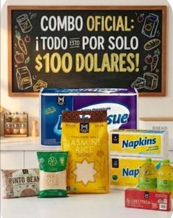 Mercancia de primera necesidad a buen precio.