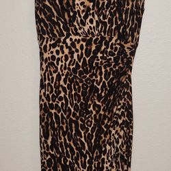 Calvin Klein Leopard Print Dress