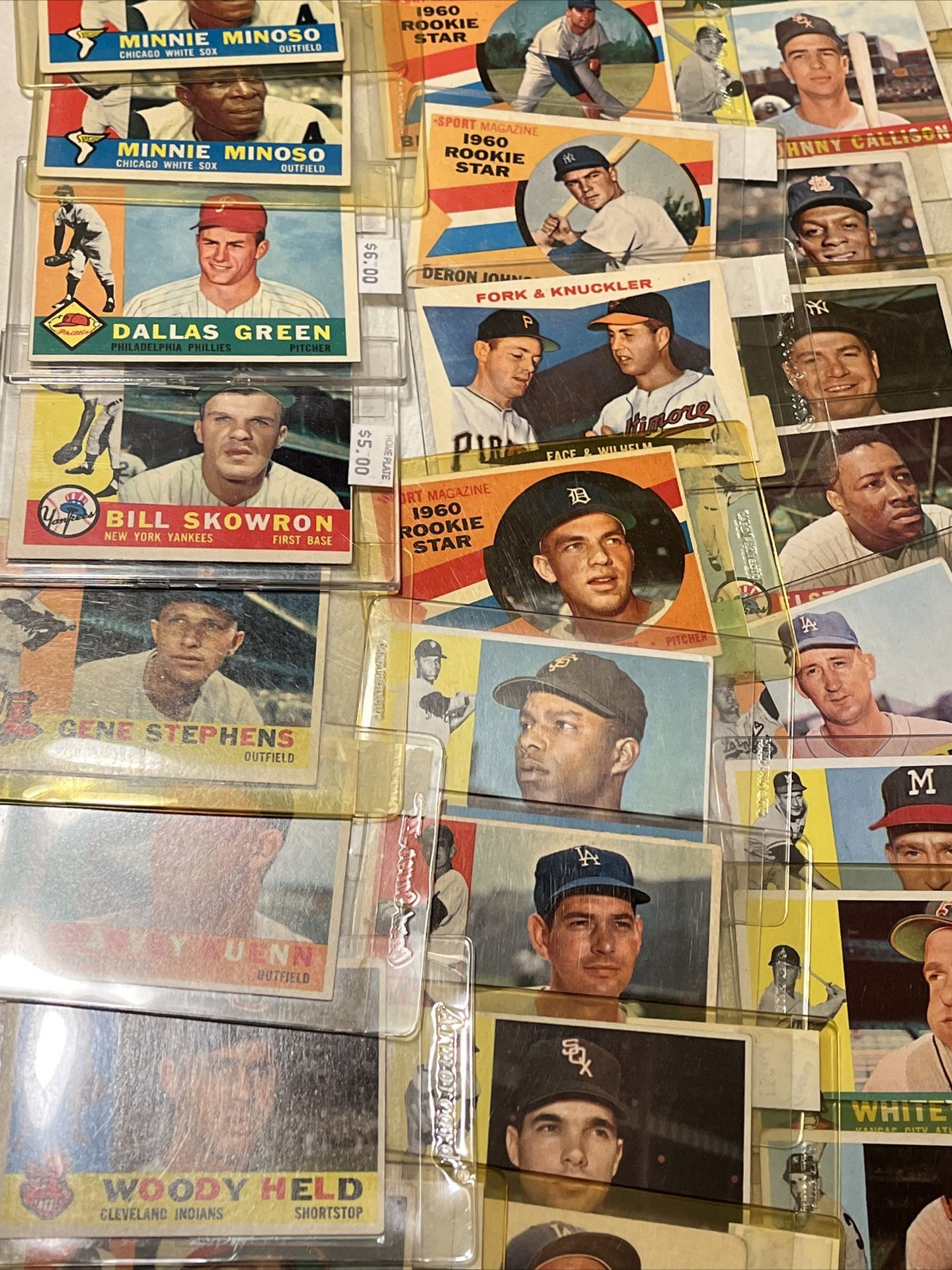 TOPPS 1960 BASEBALL 40 CARDS 