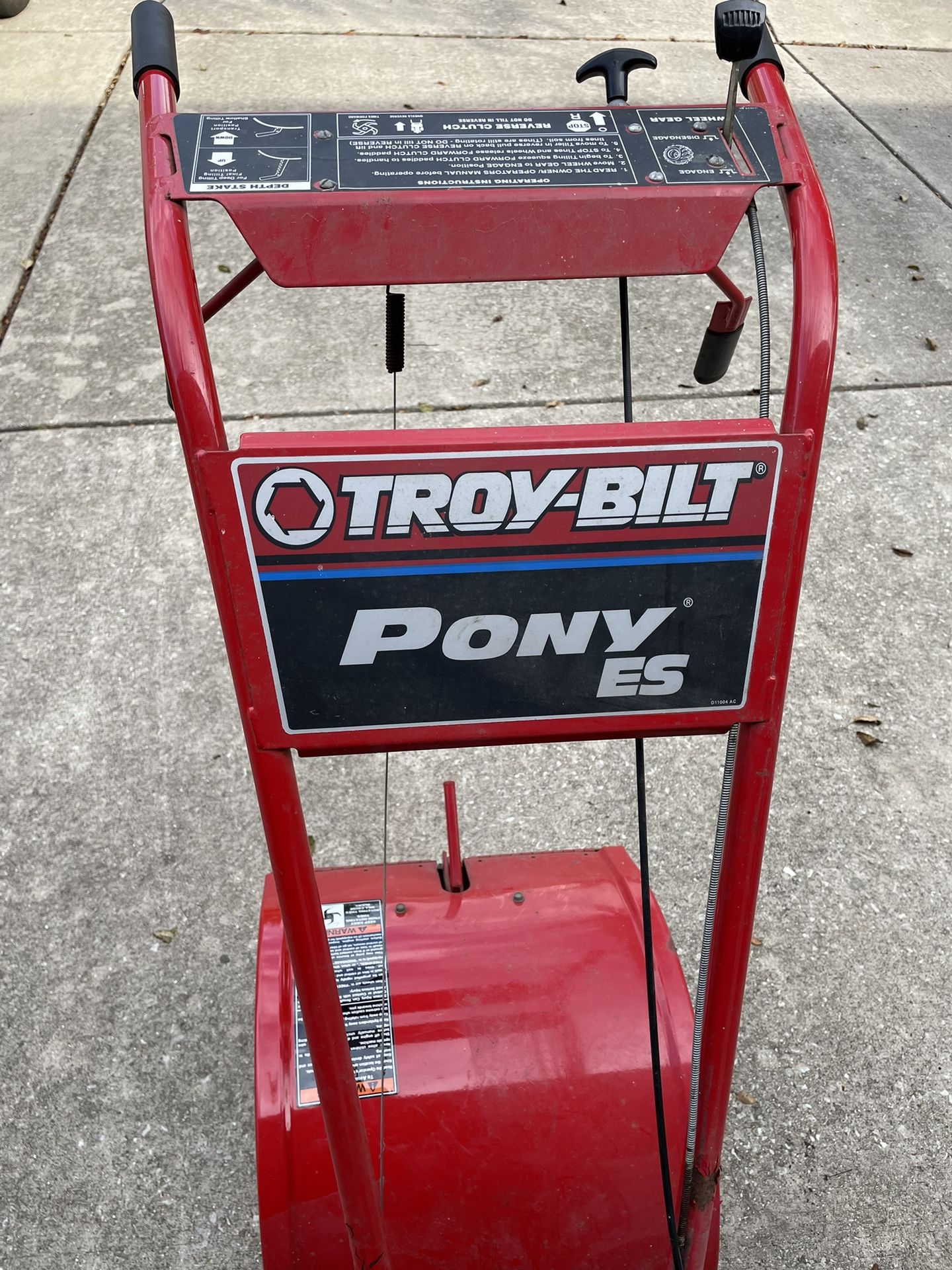 Troy-Bilt 16” Pony ES Tiller