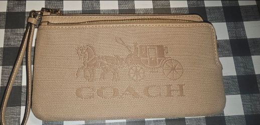 Coach Double Zip Wristlet