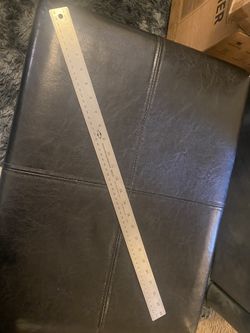 Alvin Stainless Flexible Steel Ruler 24” 