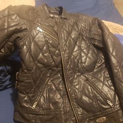 Harley Davidson womens Lynwood goatskin leather jacket