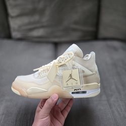 Jordan 4 Retro Off-White Sail (9.5w)