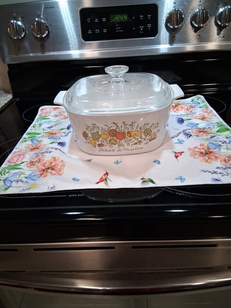 Vintage Corningware 3qt Roasting Pan&lid