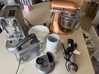 Ultimate Kitchen Set-Bronze Kitchen aid-Breville Espresso-Sous Vide-Breville Convection Oven-Breville Hand Blender