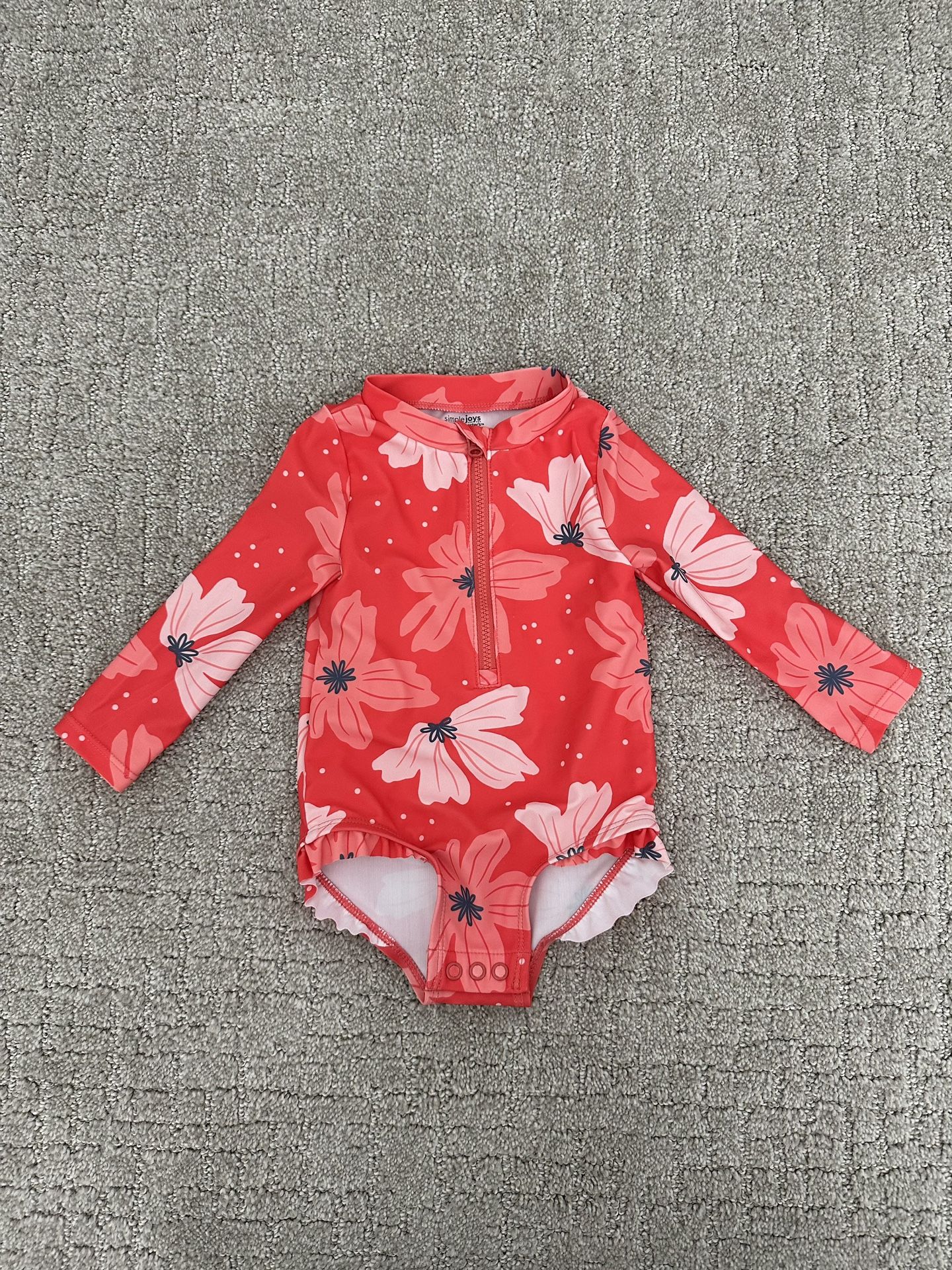 Carter’s 6-9 Month Baby Girl Swim Rashguard