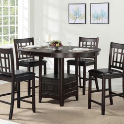 New In The Box 📦 Dining Table With 4 Chairs - Delivery And Financing Available 