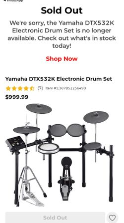 Yamaha DTX532K Electronic Drum Set