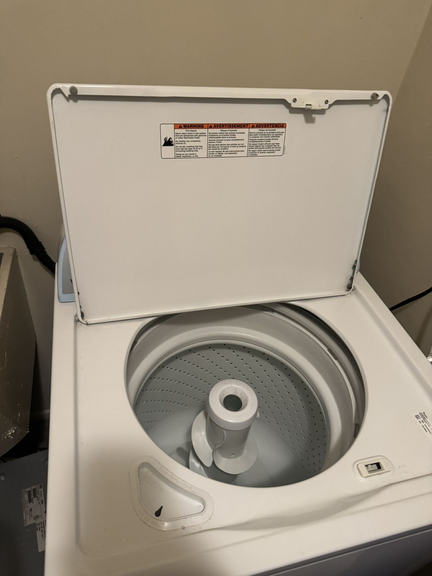 Amana Dryer And Whirlpool Washer For Sale 