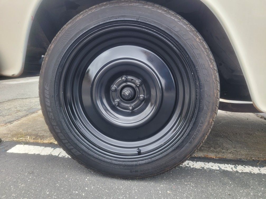 4ea. 22" Transport Wheels 6 Lug GM + 30 Series LowPro Tires & C10 Clips For Caps